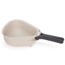 Joseph Joseph Droplet Escurridor Grande Blanco con Mangos Plegables
