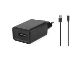 CoreParts Cargador Micro USB 10W 5V 2A con Enchufe EU y Cable de 1M