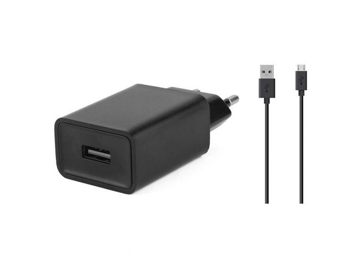 CoreParts Adaptador de Corriente 10W 5V 2A con Cable Micro USB de 1M para Samsung Galaxy, Sony Xperia, LG, Xiaomi Redmi, Altavoz Bluetooth - Enchufe UE CoreParts Adaptador de Corriente 10W 5V 2A con Cable Micro USB de 1M para Samsung Galaxy, Sony Xperia, LG, Xiaomi Redmi, Altavoz Bluetooth - Enchufe UE