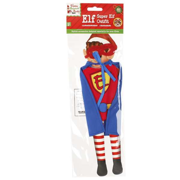 Color Baby Disfraz Elfo Travieso con Superheroe 9x18 cm Color Baby Disfraz Elfo Travieso con Superheroe 9x18 cm