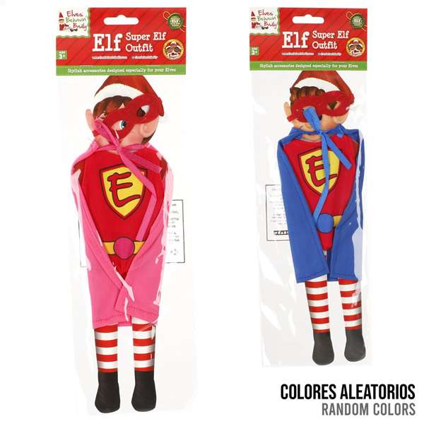 Color Baby Disfraz Elfo Travieso con Superheroe 9x18 cm Color Baby Disfraz Elfo Travieso con Superheroe 9x18 cm