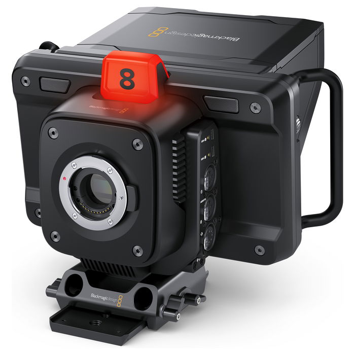 Blackmagic Design Studio Camera 4K Pro G2 Videocámara de hombro 7" LCD 3840x2160p 60p Micro Four Thirds 12G-SDI HDMI Ethernet