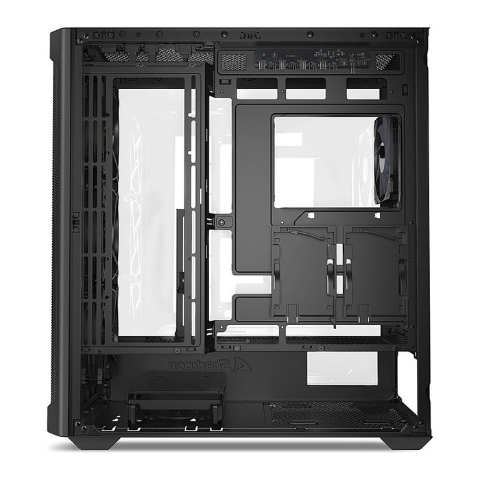 Sharkoon AK4W Caja PC ATX Gaming con Panel de Cristal Templado y RGB Negra