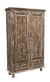DKD Home Decor Cabinets nat 2c24 Armario Teca Natural 187 x 106 x 45 cm (2 Unidades)