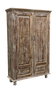 DKD Home Decor Cabinets nat 2c24 Armario Teca Natural 187 x 106 x 45 cm (2 Unidades)