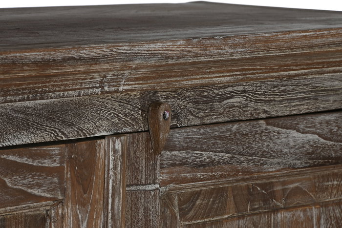 DKD Home Decor Cabinets nat 2c24 Armario Teca Natural 187 x 106 x 45 cm (2 Unidades)