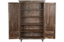 DKD Home Decor Cabinets nat 2c24 Armario Teca Natural 187 x 106 x 45 cm (2 Unidades)