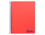 Liderpapel Micro Wonder Cuaderno Espiral A4, Tapa Plástico, 120 Hojas, 90gr, Impresión Horizontal, 5 Bandas, 4 Taladros, Colores