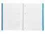 Liderpapel Micro Wonder Cuaderno Espiral A4, Tapa Plástico, 120 Hojas, 90gr, Impresión Horizontal, 5 Bandas, 4 Taladros, Colores