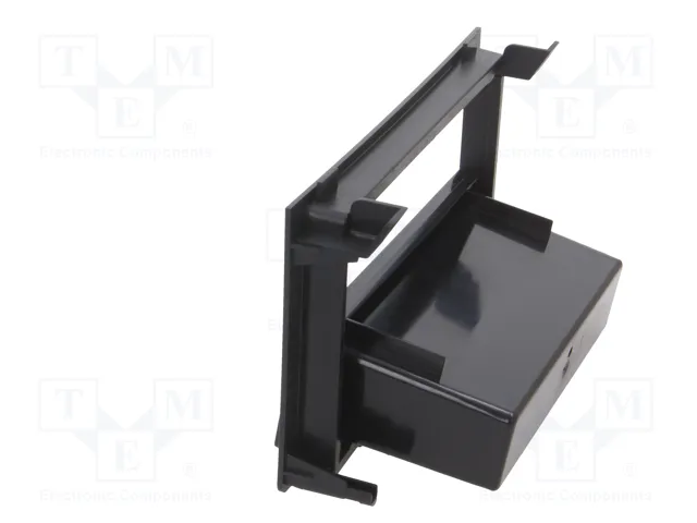 ACV Bastidor de montaje de radio para Saab 9-3 (YS3F Facelift) 2006-2014, 2 ISO, negro