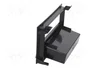 ACV Bastidor de montaje de radio para Saab 9-3 (YS3F Facelift) 2006-2014, 2 ISO, negro