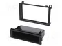 ACV Bastidor de montaje de radio para Saab 9-3 (YS3F Facelift) 2006-2014, 2 ISO, negro