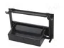 ACV Bastidor de montaje de radio para Saab 9-3 (YS3F Facelift) 2006-2014, 2 ISO, negro