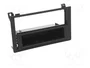ACV Bastidor de montaje de radio para Saab 9-3 (YS3F Facelift) 2006-2014, 2 ISO, negro
