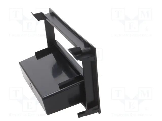ACV Bastidor de montaje de radio para Saab 9-3 (YS3F Facelift) 2006-2014, 2 ISO, negro
