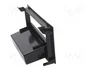 ACV Bastidor de montaje de radio para Saab 9-3 (YS3F Facelift) 2006-2014, 2 ISO, negro
