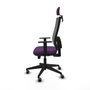 PIQUERAS Y CRESPO Silla de oficina Horna con mecanismo Sincro/Traslack Morado/Gris