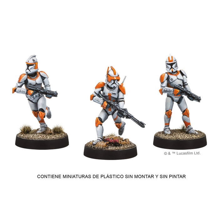 Atomic Mass Games Star Wars: Legion Expansión - Comandante Clon Cody SWL107ES | Juego de Miniaturas en Español para Pintar
