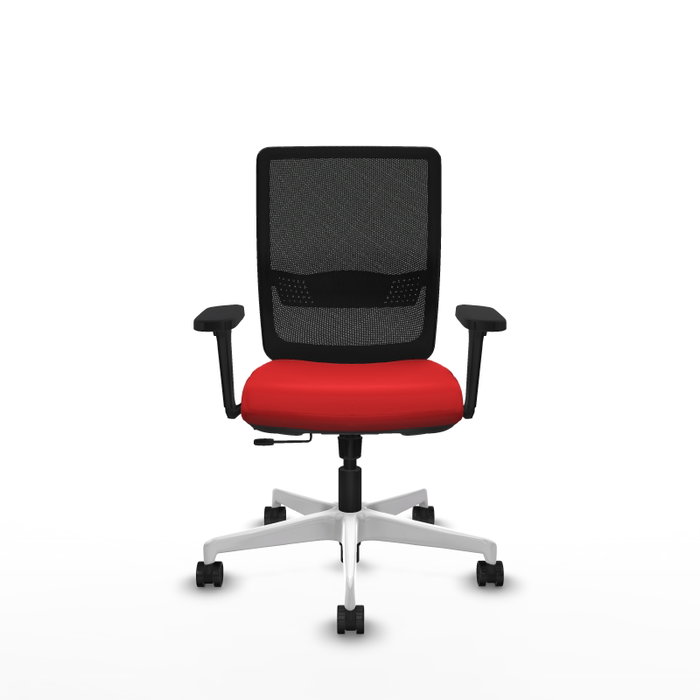 PIQUERAS Y CRESPO Silla de oficina Haches Rojo/Negro con mecanismo Sincro/Traslack PIQUERAS Y CRESPO Silla de oficina Haches Rojo/Negro con mecanismo Sincro/Traslack