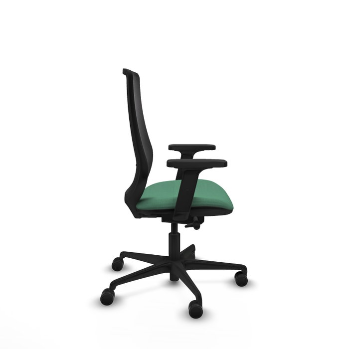 PIQUERAS Y CRESPO Silla de oficina Mardos Sincro/Traslack Verde esmeralda y Negro