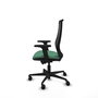 PIQUERAS Y CRESPO Silla de oficina Mardos Sincro/Traslack Verde esmeralda y Negro