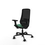 PIQUERAS Y CRESPO Silla de oficina Mardos Sincro/Traslack Verde esmeralda y Negro