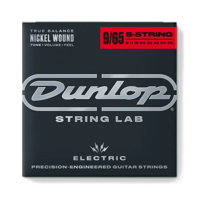 Dunlop Juego Eléctrica Nickel 8St. Light 9-65 Cuerdas Guitarra Eléctrica Dunlop Dunlop Juego Eléctrica Nickel 8St. Light 9-65 Cuerdas Guitarra Eléctrica Dunlop