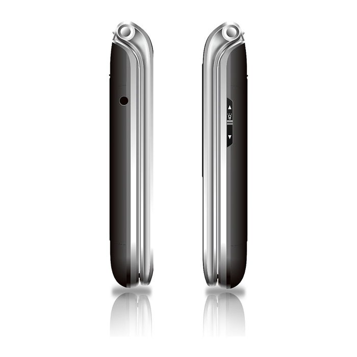 Beafon SL645plus Negro y Plata - Telefono Movil con Tapa, IP54 Resistente, Bateria 1550 mAh, Radio FM, Pantalla 2.8", Camara 3 MP, 2G, Dual SIM