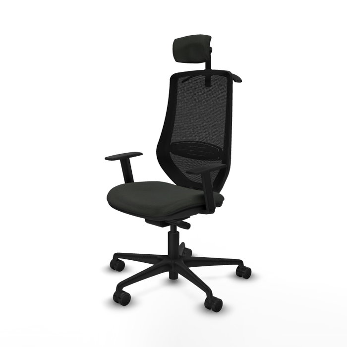 PIQUERAS Y CRESPO Silla de oficina Mardos con mecanismo Sincro/Traslack, Negro PIQUERAS Y CRESPO Silla de oficina Mardos con mecanismo Sincro/Traslack, Negro