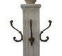 DKD Home Decor Lámpara Pie Tradicional Blanco 42 x 200 x 42 cm Mango Metal