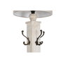 DKD Home Decor Lámpara de Pie Mango y Metal Blanco Decapé