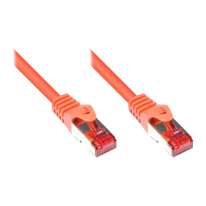 GoodConnections Cable de Red RJ-45 Cat6 S/FTP 250 MHz Naranja, Blindaje S-STP, 1m, Conectores Macho Chapados en Oro, PVC, AWG 27/7 GoodConnections Cable de Red RJ-45 Cat6 S/FTP 250 MHz Naranja, Blindaje S-STP, 1m, Conectores Macho Chapados en Oro, PVC, AWG 27/7