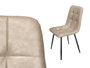 GIFTDECOR Silla Ancha Cuero Gris