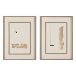 Cuadro Pintura Abstracto 2/M 60 X 80 cm (Set de 2)