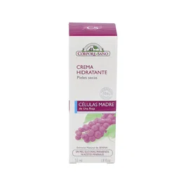 CORPORE SANO Crema Hidratante Piel Seca con Células Madre Vegetales de Uva y Secuoya - 50 ml