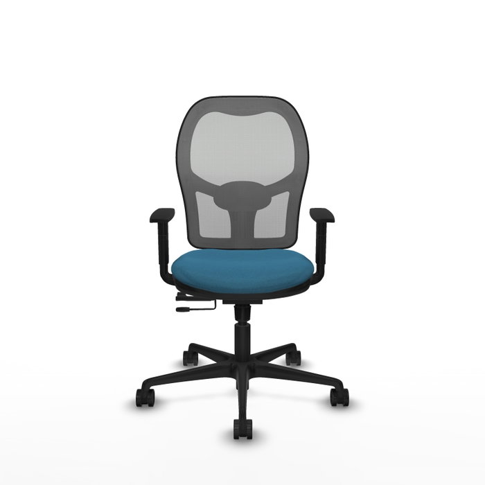 PIQUERAS Y CRESPO Silla de oficina Jorquera con mecanismo Sincro/Traslack Verde petróleo y Gris PIQUERAS Y CRESPO Silla de oficina Jorquera con mecanismo Sincro/Traslack Verde petróleo y Gris