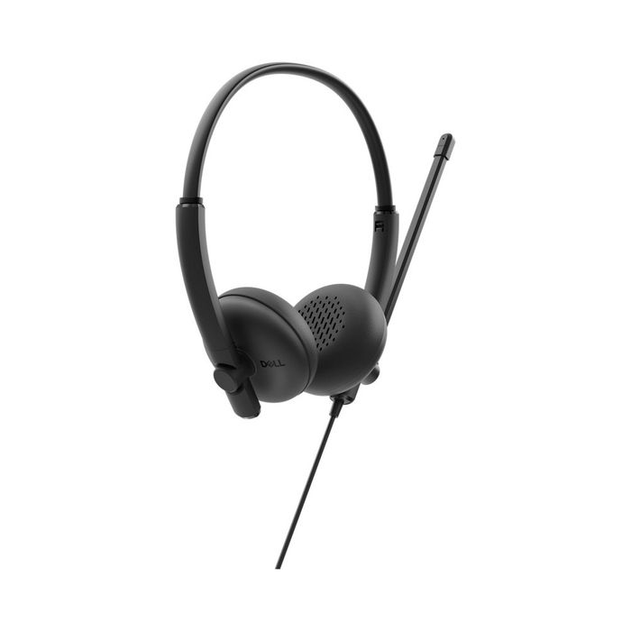 Dell Auriculares WH125 Supraaurales con Micrófono Boom, Conector USB-C, Color Negro - Para Llamadas y Música, Compatibles con Windows y macOS