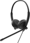 DELL WH125 Auriculares de Diadema Alámbricos con Micrófono Boom para Oficina, USB-A, Supraaurales, Frecuencia 20-20000 Hz, Negro