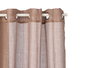 Giftdecor Cortina Marron Relieve 24x5x26cm Cortina 140x260cm Poliester (Set de 6)