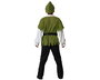 Disfraz Arquero Niño Infantil Verde 10-12 Años - Kit 6 Piezas Sombrero Camisa Pantalón Cinturón Cubrezapatos