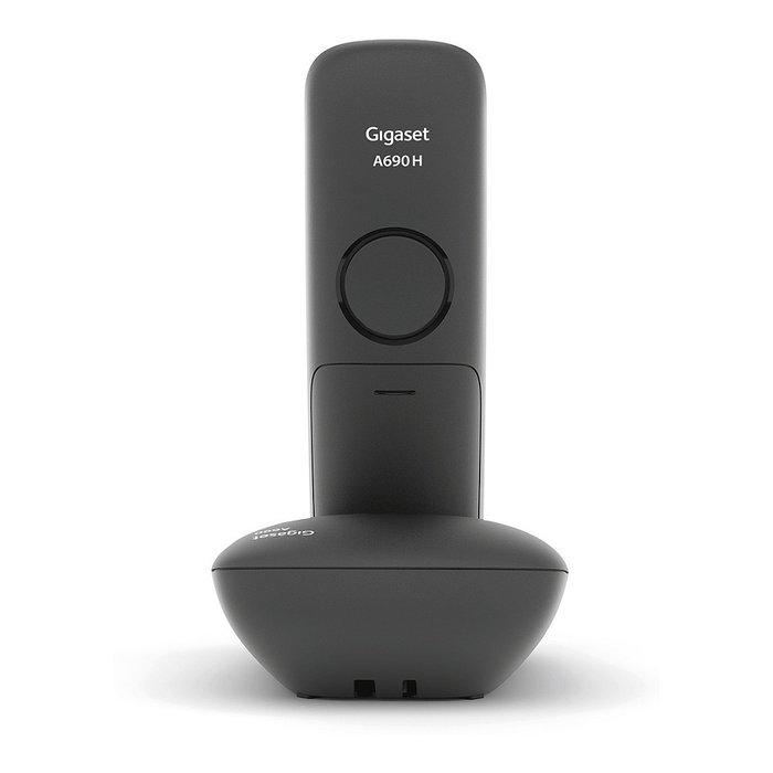 Gigaset A690 Teléfono Inalámbrico Analógico DECT Negro Manos Libres con Directorio de hasta 100 Entradas