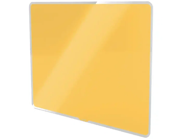 LEITZ Pizarra Cristal Magnética Cosy Amarillo 80x60 cm