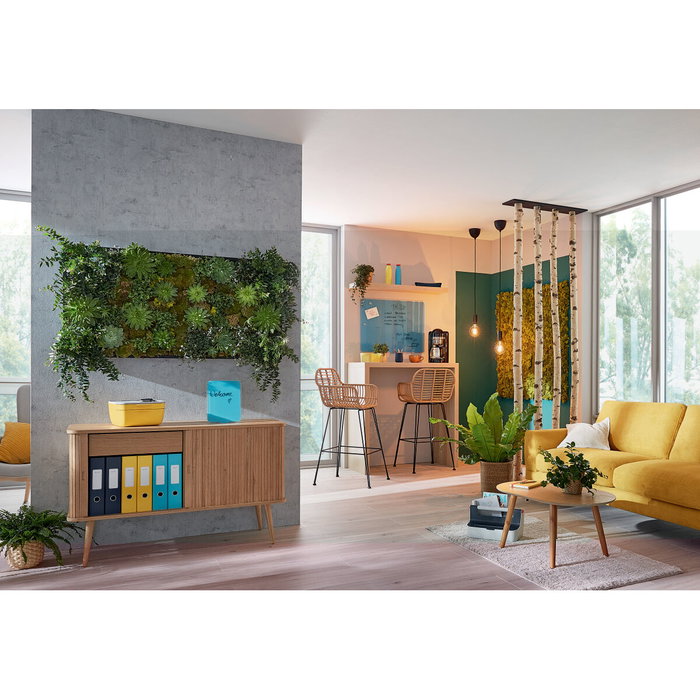 LEITZ Pizarra Cristal Magnética Cosy Amarillo 80x60 cm