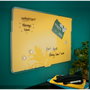 LEITZ Pizarra Cristal Magnética Cosy Amarillo 80x60 cm