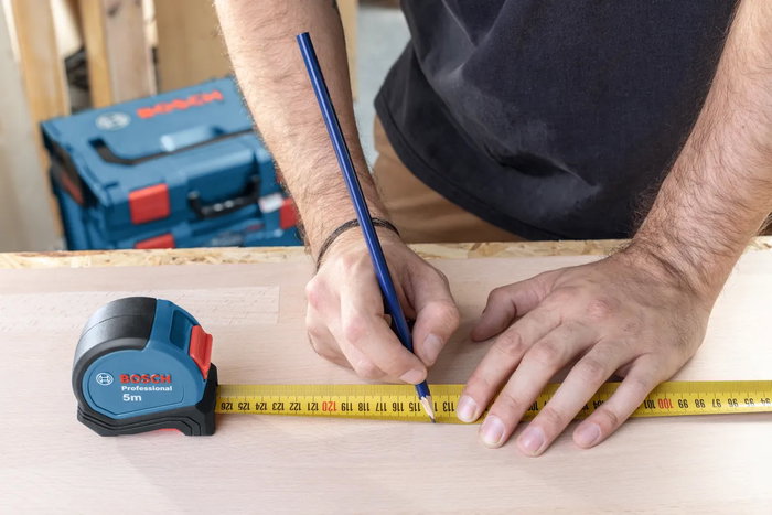 Bosch Flexometro Pro con revestimiento de goma 27 cm x 5 m, imán y freno