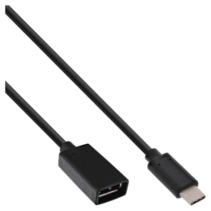 InLine 35800 Adaptador USB C macho a USB A hembra negro 0,15 m InLine 35800 Adaptador USB C macho a USB A hembra negro 0,15 m