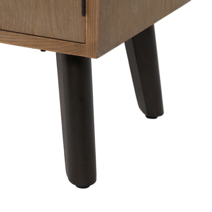 Mueble Recibidor Natural-Negro 90 X 41 X 81 cm