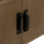 Ixia Mueble Recibidor Natural-Negro 90 x 41 x 81 cm