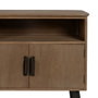 Ixia Mueble Recibidor Natural-Negro 90 x 41 x 81 cm