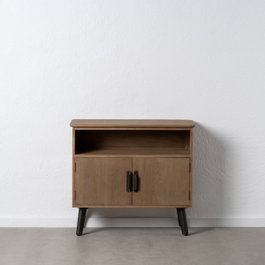 Ixia Mueble Recibidor Natural-Negro 90 x 41 x 81 cm